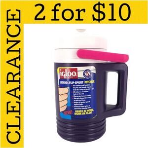 🟡 90s Igloo Legend Flip Spout Pitcher 1990s vintage